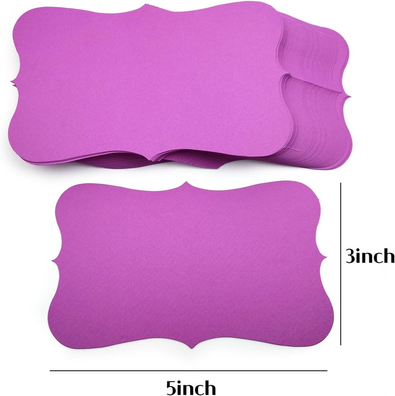 PPAPPAPPIYO 3x5 index card/Set of 72 Blank index cards 180gsm (VIOLET) - Image 4